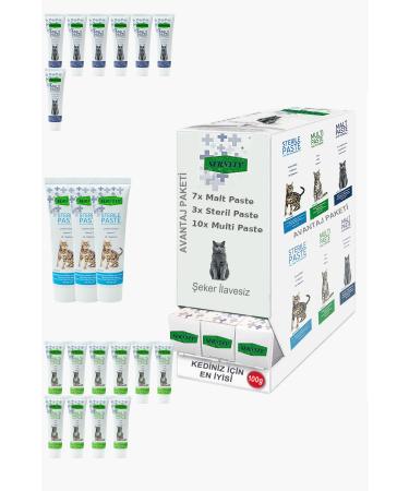 Sernely Cat Malt Advantageous Package (Multi Paste 10x100gr Malt Paste 7x100gr Sterile Paste 3x100gr)-878