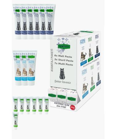 Sernely Cat Malt Advantageous Package (Multi Paste 7x100gr Malt Paste 6x100gr Sterile Paste 3x100gr)-1437
