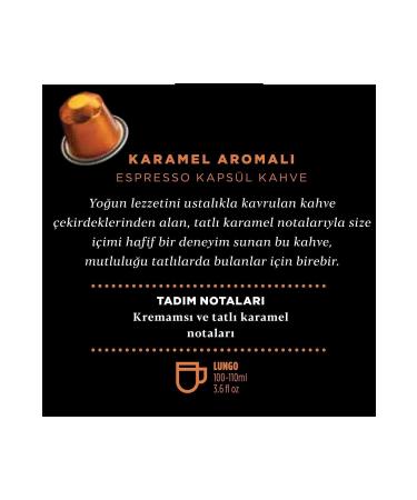 Kahve D nyas Caramel Flavored Capsule Coffee 10'' Box - Buy Online on GoSupps.com