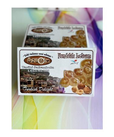 TOHUM X Famous Safranbolu Turkish Delight with Hazelnut Net 400 gr