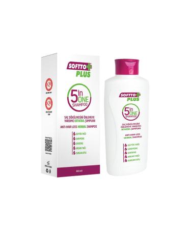 Softto Plus HERBAL SHAMPOO EFFECTIVE AGAINST HAIR LOSS FOR SHEDDING HAIR 360 ML CHARMS458