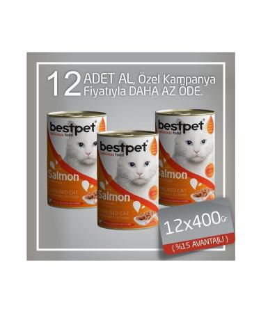 Enforsen Bestpet Sterilized Salmon Sterilized Cat Canned Food 12x400 Gr
