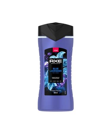 Axe Premium Collection Shower Gel Blue Lavender 3 In 1 Body Hair Face 300 Ml - Buy Online on GoSupps.com