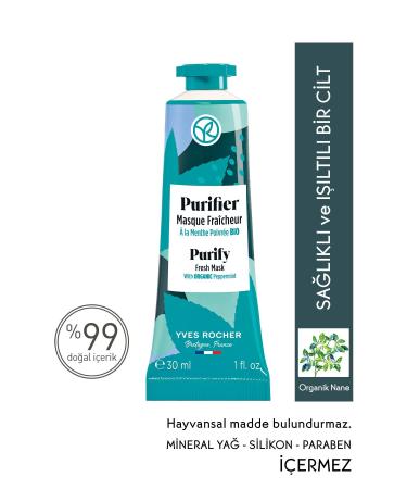 Yves Rocher Purifying Refreshing Mask-30 ml-27628