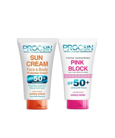PROCSIN Pink Block Anti-Spot Sun Care Package