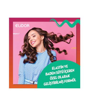 Elidor 7 24 Styling Hair Care Cream Definite Curls Elastin Almond Milk 265 ml - Buy Online on GoSupps.com