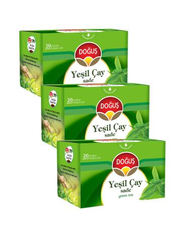 Do u GREEN TEA PLAIN 20 STRAINER BAGS (30 gr) 3 PIECES