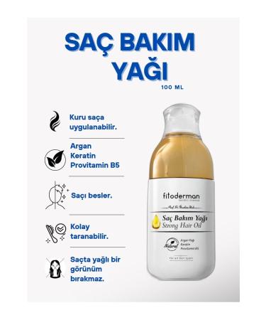 Fitoderman Applicable to Dry Hair Hair Repairing Anti-Breakage Argan Intensive Hair Care Oil