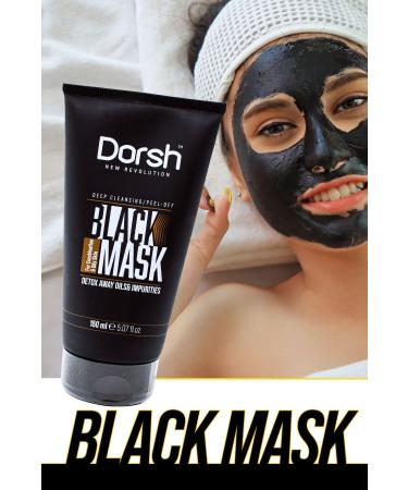 Dorsh Peelable Black Mask Against Blackheads and Acne 150 ml - Buy Online on GoSupps.com