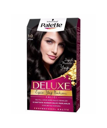 Palette: LONG-LASTING DYE BLACK NO: 1-0 50 ML: LONG-LASTING DYE CHARMS1096