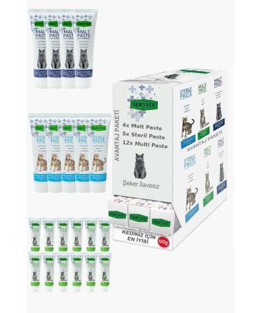 Sernely Cat Vitamin Advantage Package (Multi Paste 12x100gr Sterile Paste 5x100gr Malt Paste 4x100gr)-179