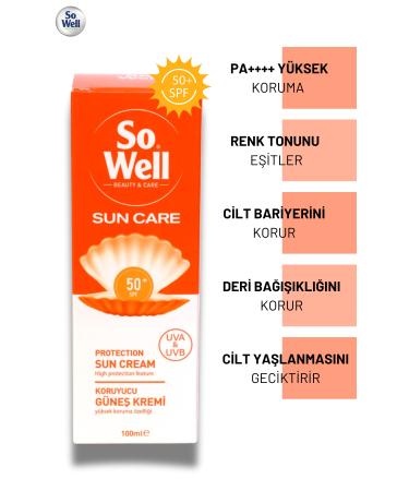 Sowell High Protection 50+ SPF Anti-Blemish Face and Body Sun Cream for All Skin Types 100 ml.