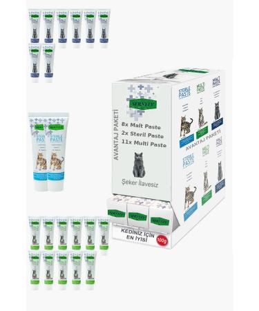 Sernely Cat Malt Advantageous Package (Multi Paste 11x100gr Malt Paste 8x100gr Sterile Paste 2x100gr)-645