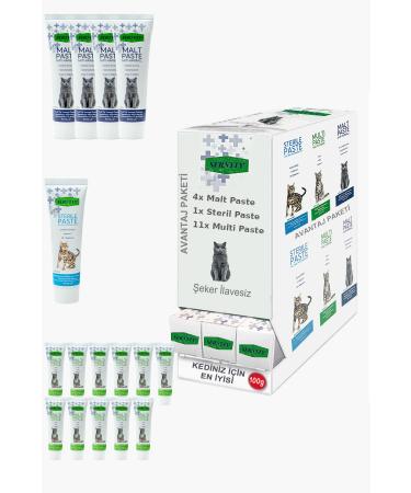 Sernely Cat Malt Advantageous Package (Multi Paste 11x100gr Malt Paste 4x100gr Sterile Paste 1x100gr)-695