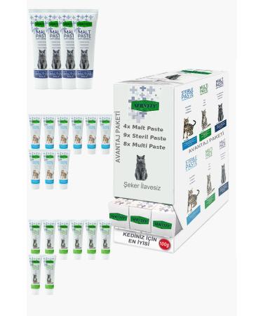 Sernely Cat Malt Advantageous Package (Sterile Paste 9x100gr Multi Paste 8x100gr Malt Paste 4x100gr)-1065