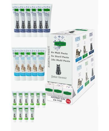 Sernely Cat Malt Advantageous Package (Multi Paste 10x100gr Malt Paste 6x100gr Sterile Paste 5x100gr)-802