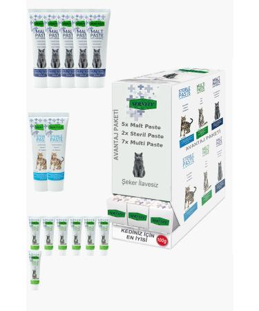 Sernely Cat Malt Advantageous Package (Multi Paste 7x100gr Malt Paste 5x100gr Sterile Paste 2x100gr)-1463