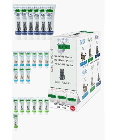 Sernely Cat Malt Advantageous Package (Sterile Paste 9x100gr Multi Paste 7x100gr Malt Paste 6x100gr)-1020