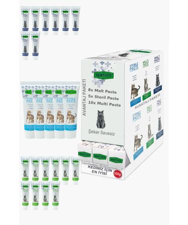 Sernely Cat Malt Advantageous Package (Multi Paste 10x100gr Malt Paste 8x100gr Sterile Paste 5x100gr)-806