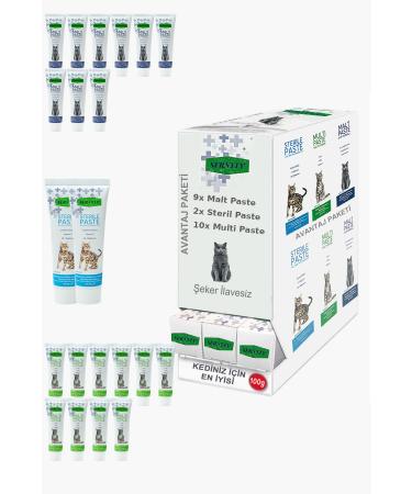 Sernely Cat Malt Advantageous Package (Multi Paste 10x100gr Malt Paste 9x100gr Sterile Paste 2x100gr)-928