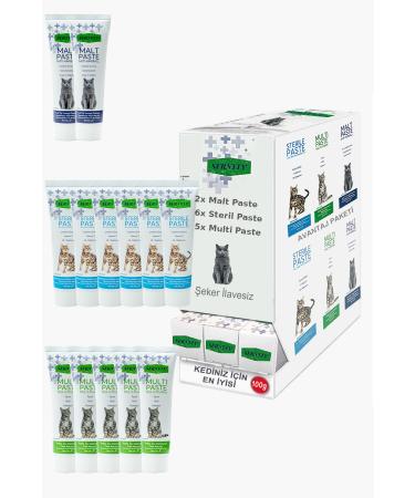 Sernely Cat Vitamin Advantage Package (Sterile Paste 6x100gr Multi Paste 5x100gr Malt Paste 2x100gr)-1553