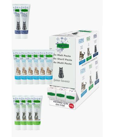 Sernely Cat Vitamin Advantage Package (Sterile Paste 6x100gr Multi Paste 4x100gr Malt Paste 2x100gr)-1552