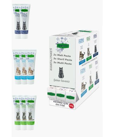 Sernely Cat Vitamin Advantage Package (Sterile Paste 3x100gr Multi Paste 3x100gr Malt Paste 2x100gr)-1705