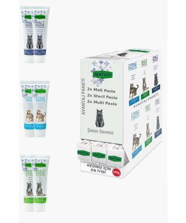 Sernely Cat Vitamin Advantage Package (Sterile Paste 2x100gr Multi Paste 2x100gr Malt Paste 2x100gr)-1721