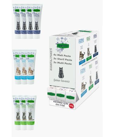 Sernely Cat Vitamin Advantage Package (Malt Paste 4x100gr Sterile Paste 3x100gr Multi Paste 3x100gr)-1669