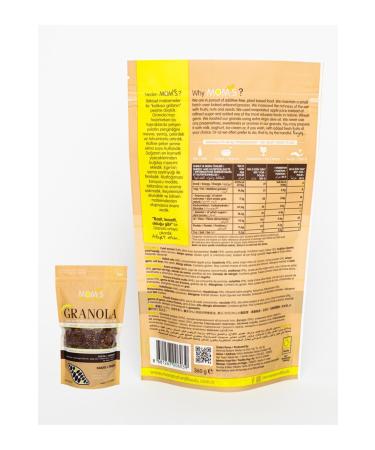 Mom's Natural Foods 2-PACK GRANOLA - STRAWBERRY CHIA 360 G - COCOA HAZELNUT 360 G - Buy Online on GoSupps.com