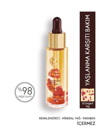 Yves Rocher Nourishing Anti-Aging Precious Oil Care Riche Cr me Oleo-infusion-serum-30 ml