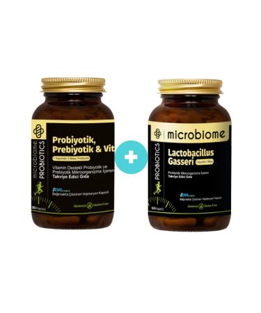 Microbiome Lactobacillus Gasseri + Probiotic Complex (Probiotic Prebiotic Vitamin) 30 Capsules