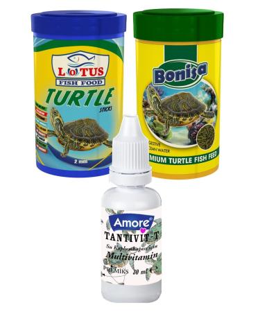 Lotus Turtle Food Sticks 100ml Bonisa 100ml Aquatic Turtle Floating Food Multivitamin