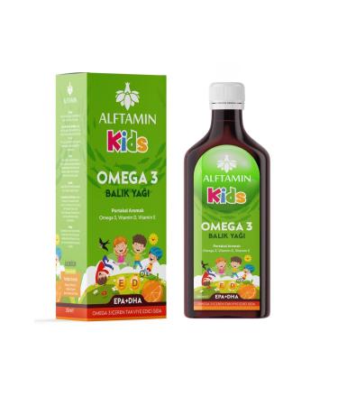 Senay Aftamin Kids Orange Omega 3 Fish Oil Syrup 150 ml