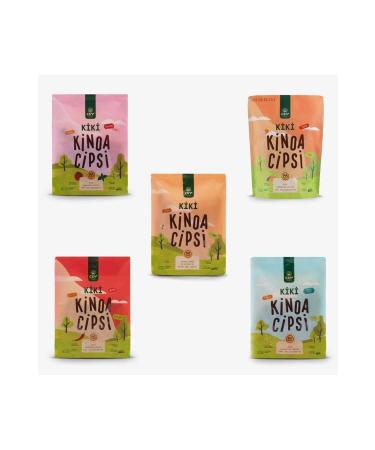 Cey Natural Foods Kiki Spicy Quinoa Chips 5-Piece Advantage Pack