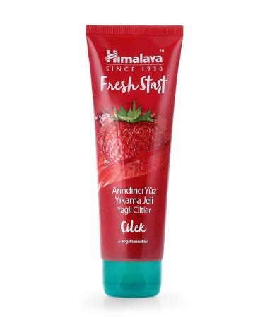 Himalaya Since 1930 Fresh Start Purifying Face Wash Gel Strawberry Gooseberry Oil Cleanser Oily Skin 100 ml
