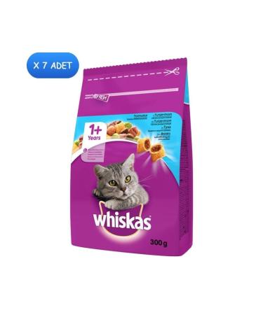 Whiskas Tuna Adult Cat Dry Food 7x300 gr