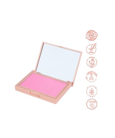 Dora Joy Matte Powder Blush 01 Wild Pink Powder Blush Vegan Vitamin E