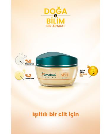 Himalaya Since 1930 Dark Spot Clearing Anti-Blemish Turmeric Face Cream 50 ml - Buy Online on GoSupps.com