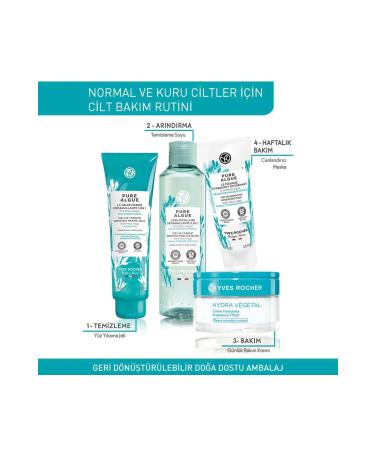 Yves Rocher Pure Algue Make-up Remover Washing Gel All Skin Types 150 ML - Carest Cosmetic - Buy Online on GoSupps.com