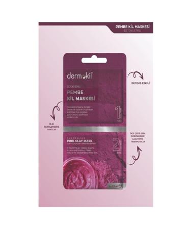 Dermokil Detox Effective Pink Clay Mask 15 ml - Buy Online on GoSupps.com