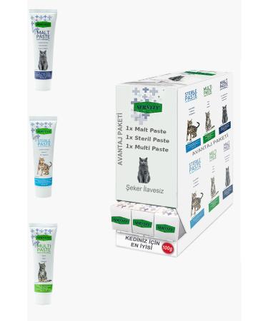 Sernely Cat Vitamin Advantage Package (Sterile Paste 1x100gr Multi Paste 1x100gr Malt Paste 1x100gr)-1728