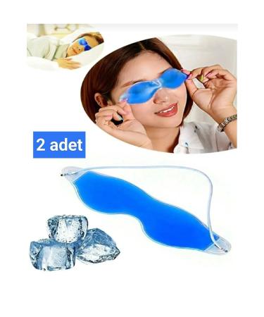 happier Cold & Hot & Ice Gel Eye Therapy Mask 2 Pieces - Under Eye Bags Dark Circles and Anti-Wrinkle