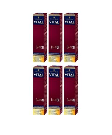 Vital Colors Cream Tube Hair Dye 5-68 DARK BRONZE BROWN 60 ml X 6 pcs - Buy Online on GoSupps.com