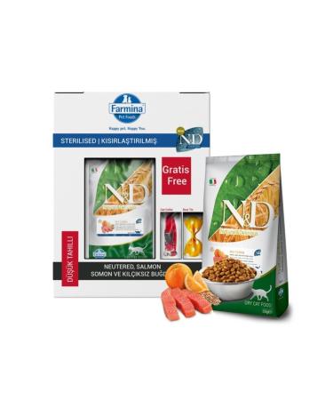 & D Low Grain Ocean Salmon Sterilized Cat Food 10 kg