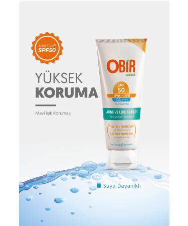 OB R NATURAL ANTI ACNE AND ANTI-SPOT UVA+UVB 50+ SPF SUN CREAM FOR DRY SKIN TYPES 75 ML - Buy Online on GoSupps.com