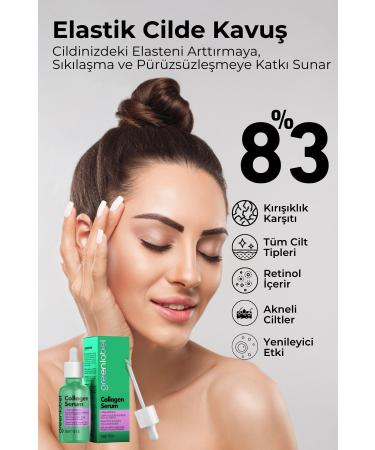 Green Label Anti-Wrinkle Skin Serum Anti Aging Collagen Retinol 30 ml - Buy Online on GoSupps.com