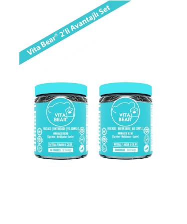 Vita Bear Strong Hair Gummy Vitamin 60 Pcs