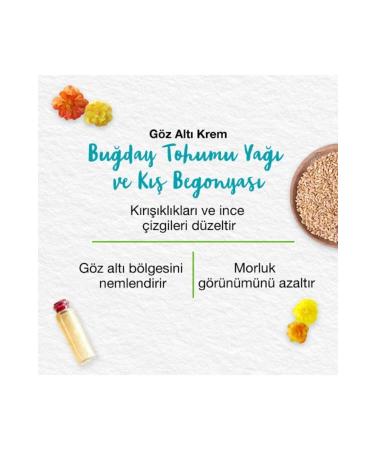 Himalaya Since 1930 Under Eye Cream Wheat Germ Oil Winter Begonia Hypoallergenic All Skin 15 ml - Buy Online on GoSupps.com