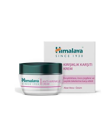 Himalaya Since 1930 Anti-Wrinkle Face Cream Aha Vitamin E Nourishing Hypoallergenic Normal & Dry Skin 50 ml